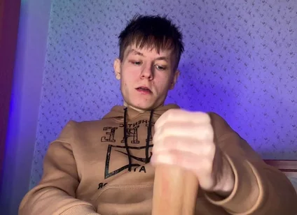 Skinny Twink with a Giant Dick Needs Some Serious Relief