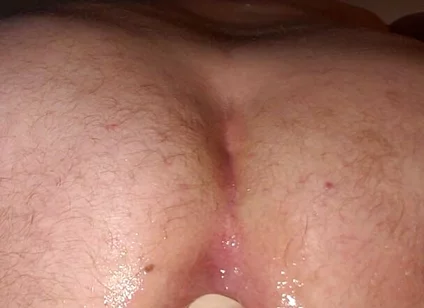 Deep anal dildo