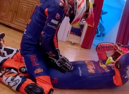 Ktm leather biker gear cuming