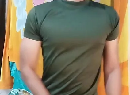 Soldier Jerks off