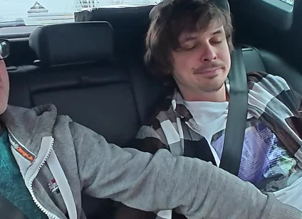 Two Straight Sucks Each Other and Tries to Fuck in the Back of a Car