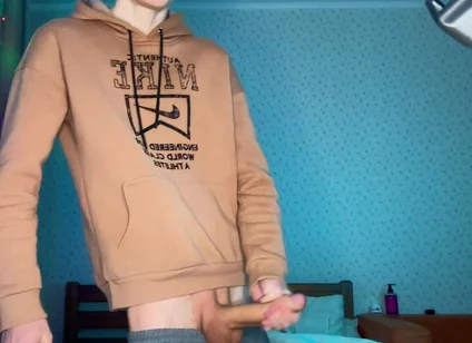 Watch Me Stroke My Huge Nine Inch Cock Until I Explode