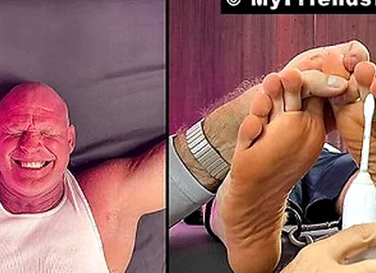 Hunk Dev Giggles Hard While Being Tickled From His Pits To His Feet