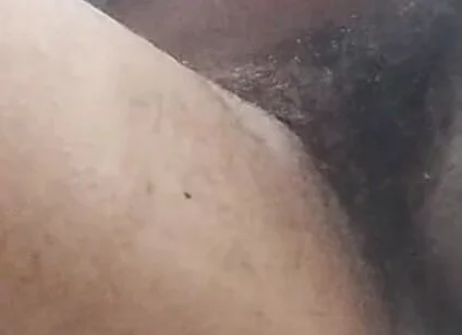 Full Erection of My Uncut Black Hairy Thick Cock and Masturbating Fastly