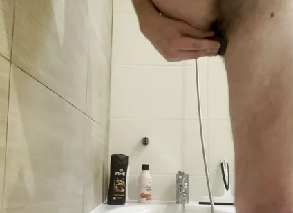 Young French Bisexual in Her Shower
