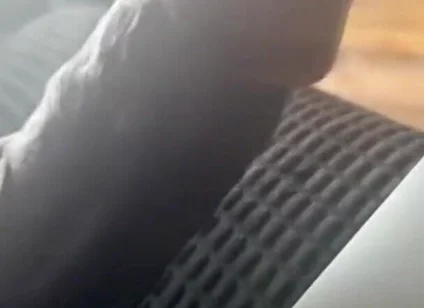 Stroking My Big Black Cock Watching Porn