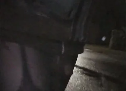 Hot Rainy Walk (garters and Bulge Meggings)