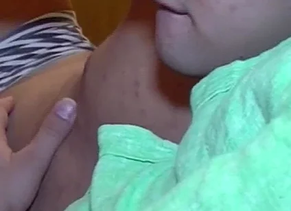Bulging Throat Deepthroat Sloppy - Drooling on Throbbing Cock
