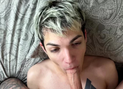 I Cum on His Face with My Hot and Sweet Cum!