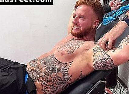 Dan Edwards Tickles Bound Anthony G Until He Squirms