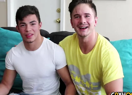 Julian Rodriguez And Zach Douglas - First Time Gay Sex