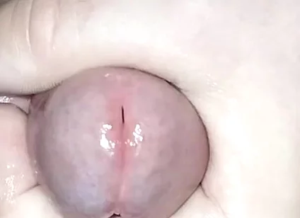 Mastubation with Lube and Cumshot