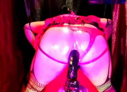 Twerking in a Miniskirt While Riding My Dildo 1