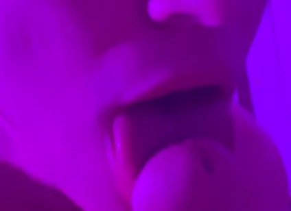 I Tickle Frenulum With My Tongue And Do Blowjob, Cum In My Mouth A Lot Of Cum And Moans. Asmr