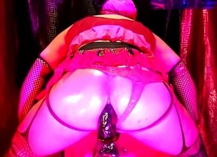 Twerking in a Miniskirt While Riding My Dildo 4