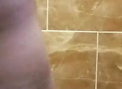 Some Scenes of Cutting Hair in the Toilet with the Door Closed