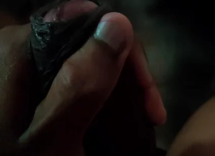 Glistening with Precum and Then Exploding