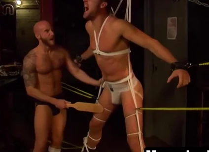 Bound Suspended For More Piss From Drake With Drake Jaden And Steven Daigle
