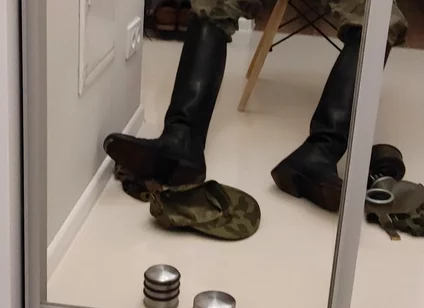 Gay Army Men Fun My Dick in Leather