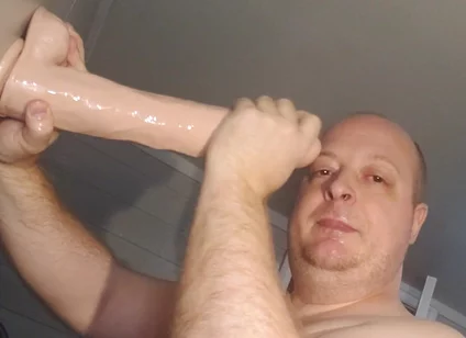 Deepthroat Huge 14 Inch Au Naturel Dildo