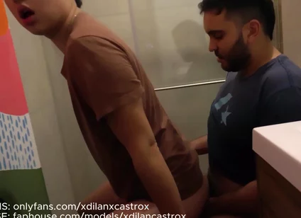 Cruising Fucking Twink Asshole in the Pool Bath