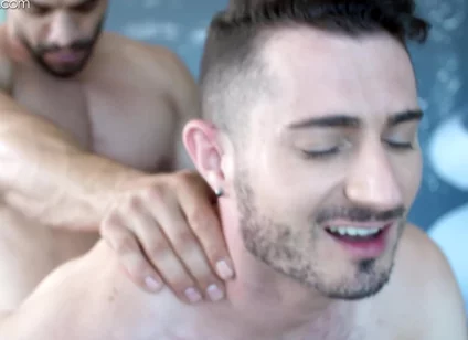 Buff Exchange Student 18+ Lets Roommate Ride His Cock