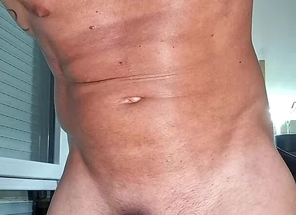 Big on My Belly After One Hell of an Ejaculation