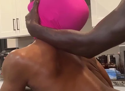 Huge Black Dick Fucks and Breeds Athletic Ass