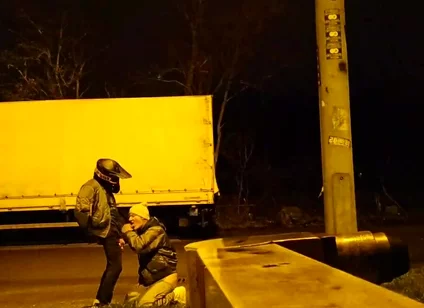Biker german cruiser blow job