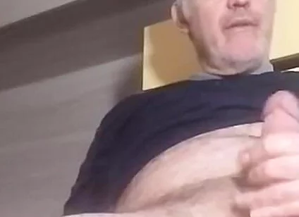 While I Masturbate My Cock with Passion, My Chair Breaks!