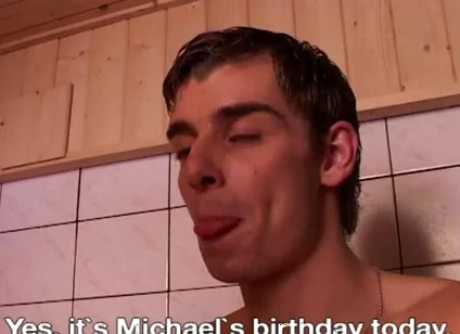 Blonde Bitchboy Has to Swallow Loads of Cum