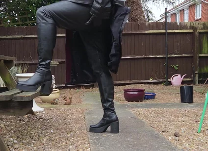 Leather Trench Coat