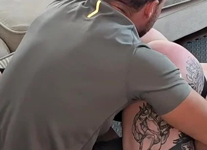 Alpha Spanks His Tattooedgymcub