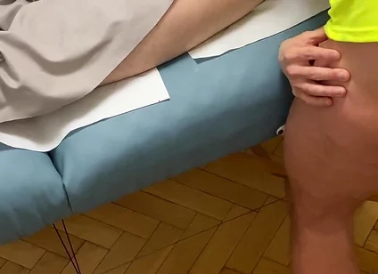 I Massaged a Friend, and Then Gave It to My Butt. 1part 4K Video