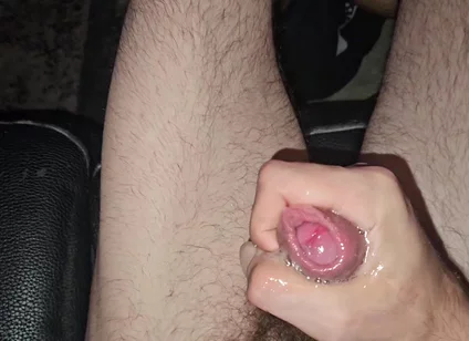 Playing with My Big Hard Dick Edging Cum and Smoking Fetish Cumshot