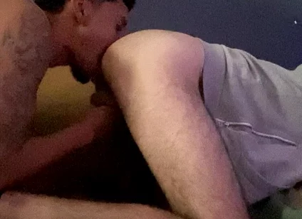 Eating Hubbys Ass