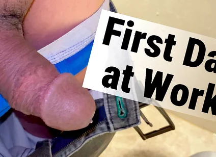 A New Employee Was Sucked by His Boss in Their Office Bathroom