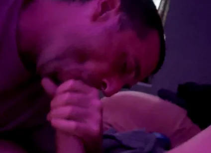 Huge Uncut Latino Dick Throat Fucking His Man