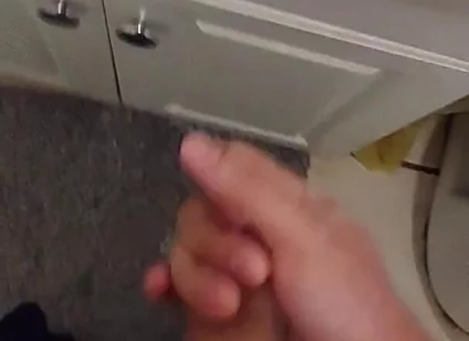 Cumming in the Bathroom