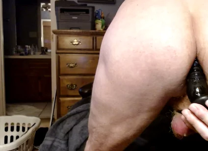 My Ass Working a Thrusting Butt Plug