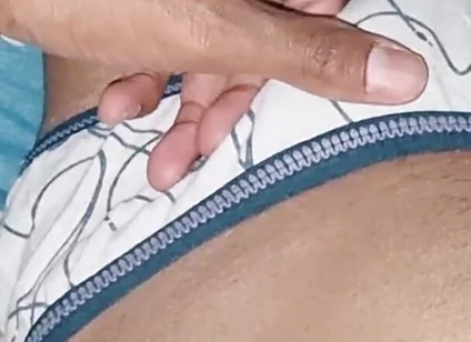 Horny Indian Sissy Boy Cumming While Wearing His Step Sister's Cute Panties