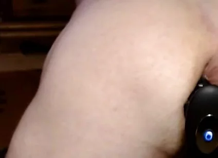 Penis and Ball Ring Thrusting Butt Plug Giving Me an Anal Orgasm