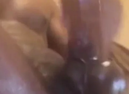 Squeezing My Nipples Butt Plug Deep in My Ass Stroking My BBC