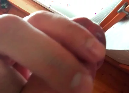 Massaging My Cockhead Until I Cum
