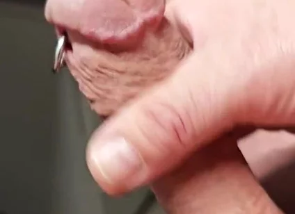Sls-frank My Subincision Cock with Split Glans and Piercing Sack in Close-up