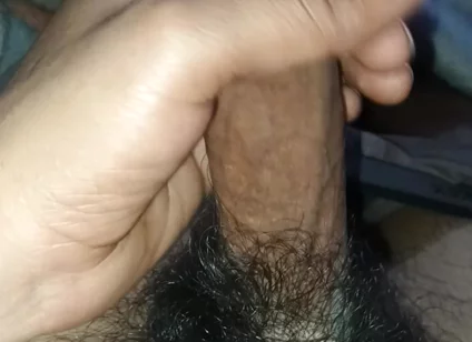 Indian Cute Gay Playing with His Cock