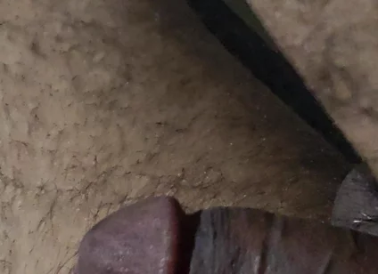 Handsome Boy Fingering Hairy Cock