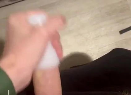 Excited Twink Playing with a New Toy, Pleasure and Cum!