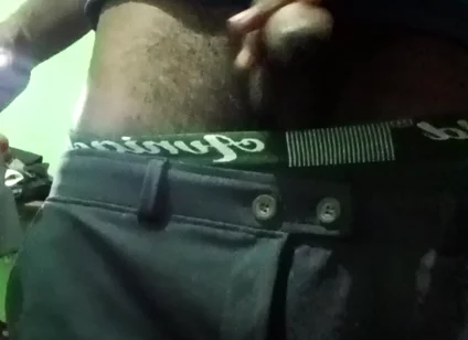 Masturbating Big Cock and Very Hard