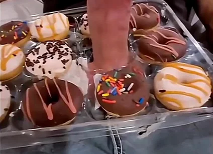 Big Cock Serves Donuts with Extra Frosting
